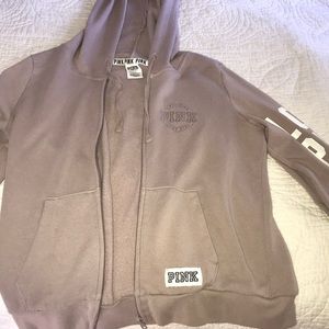 VS Pink zip up hoodie
